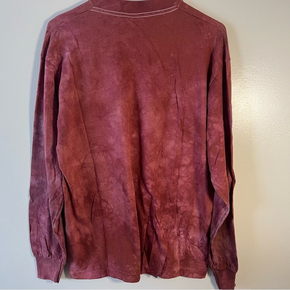 Vintage Liquid Blue Long sleeve Short Bristol Summer Hockey Shirt Large Tye dye - Picture 4 of 4